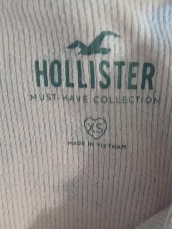 Hollister Light Pink Floral Crop Top Size XS - Picture 2 of 4